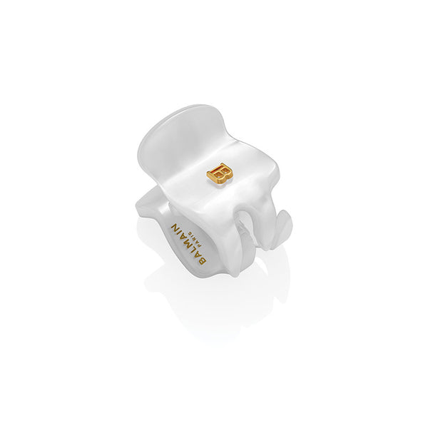 Balmain SS24 Extra Small Pinch Clip - Pearl