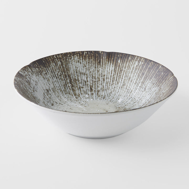 21cm handmade bowl from ICE WHITEWASH collection, perfect for serving soups, salads, and pasta in pastel colors.