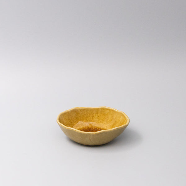 Bowl Oval 13cm Amane Amber Glaze