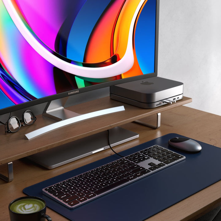 Satechi Slim W3 Wired USB-C Backlit Keyboard (Space Grey) Complete your modern desk space, while working remotely or from home, with the Satechi Slim W3 Wired Backlit Keyboard. Designed for Mac devices, the W3 Keyboard features an extended layout with a n