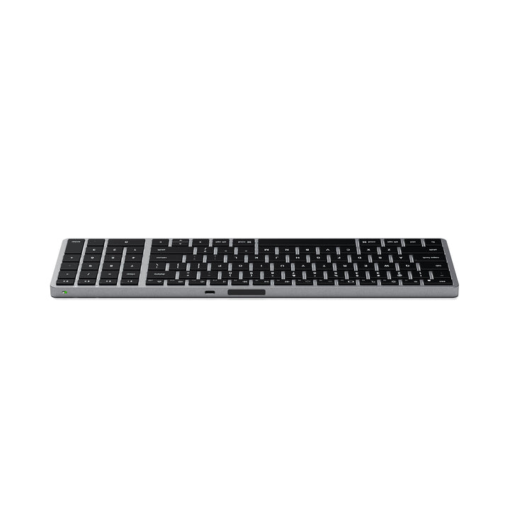Satechi Slim X2 Bluetooth Backlit Keyboard Complete your modern home or office workspace with the Satechi Slim X2 Bluetooth Backlit Keyboard. Designed for Mac & iOS devices, the X2 Keyboard features a QWERTY layout with numeric keypad, multi-device Blueto