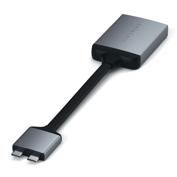 Satechi USB-C Dual HDMI Adapter Connect your dream setup with the Satechi Aluminium USB-C Dual HDMI Adapter. Combining the best in display technology with our patent-pending dual-connector design to deliver an impressive dual 4K HDMI display setup. Its un