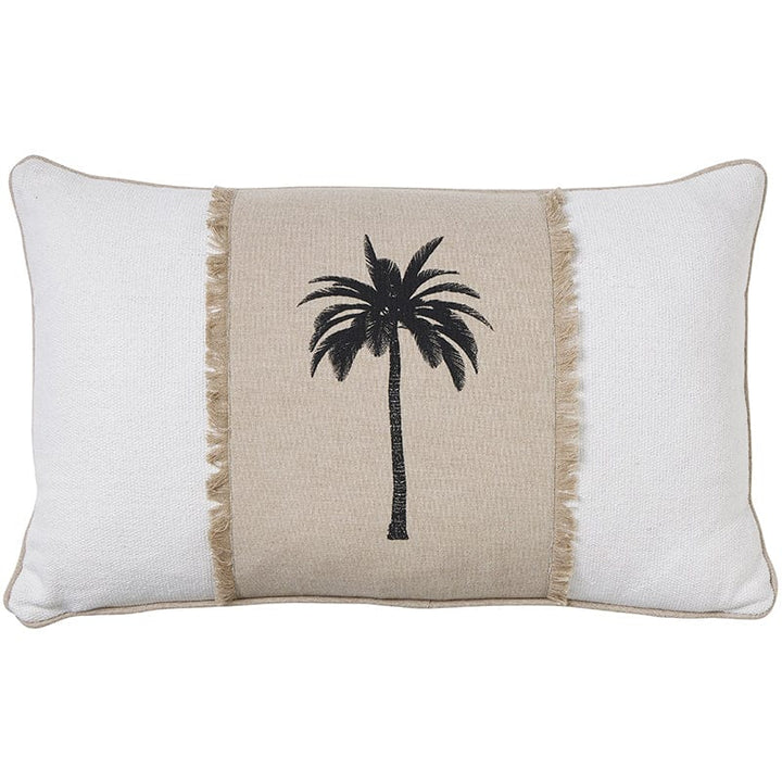 Havana Palm 30x50 Crafted from 100% premium cotton, the Havana Palm 30x50 combines durability with softness for lasting comfort. Featuring intricate chambray applique and detailed piping, this piece showcases expert craftsmanship. The printed design adds
