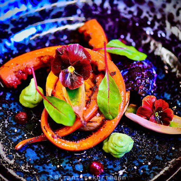 Serving Bowl, 28.5 cm, 1200 ml, Black Pearl Design with Inner Pattern