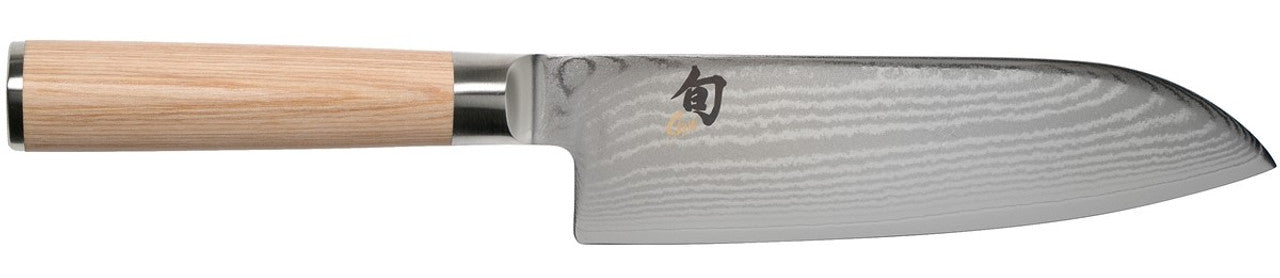 Shun Classic White Santoku Knife 17.8cm