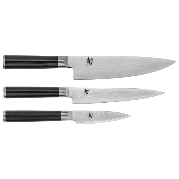 Shun Classic 3 Piece Chefs Knife Set