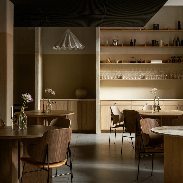 AUDO CPH (ex MENU) Dancing Pendant Off-White by Audo Copenhagen - Designed by the visionary Copenhagen duo Iskos-Berlin, the AUDO CPH (ex MENU) Dancing Pendant Off-White embodies storytelling through its design. Its graceful, playful form resembles a danc