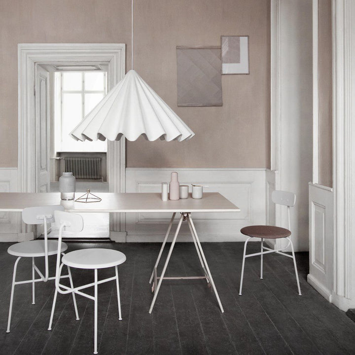 AUDO CPH (ex MENU) Dancing Pendant Off-White by Audo Copenhagen - Designed by the visionary Copenhagen duo Iskos-Berlin, the AUDO CPH (ex MENU) Dancing Pendant Off-White embodies storytelling through its design. Its graceful, playful form resembles a danc