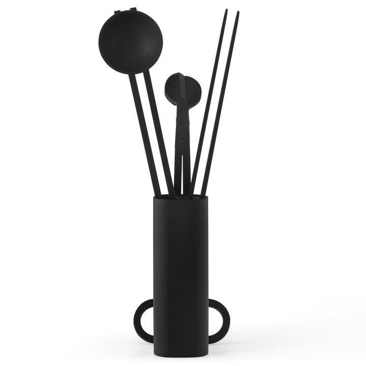 Clip Candle Care Kit by Audo Copenhagen - Designed for optimal candle care and performance, the four-piece Candle Care Kit includes elegant tools in powder-coated metal. A candle snuffer, wick trimmer and pick ensure less smoke and sooting, better burning