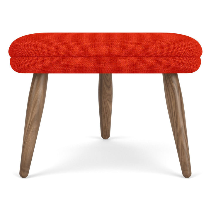 Oda Ottoman by Audo Copenhagen - Designed for use with Arnold Madsen’s Oda Chair but equally purposeful alone, the Oda Ottoman profiles the same careful craft and embracing form, shaped to offer comfortable support when seated. Constructed according to a