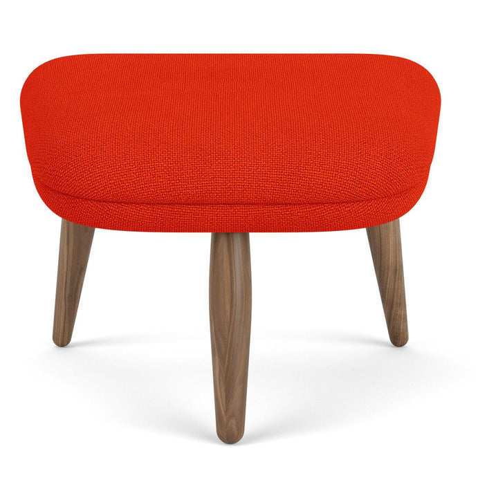 Oda Ottoman by Audo Copenhagen - Designed for use with Arnold Madsen’s Oda Chair but equally purposeful alone, the Oda Ottoman profiles the same careful craft and embracing form, shaped to offer comfortable support when seated. Constructed according to a