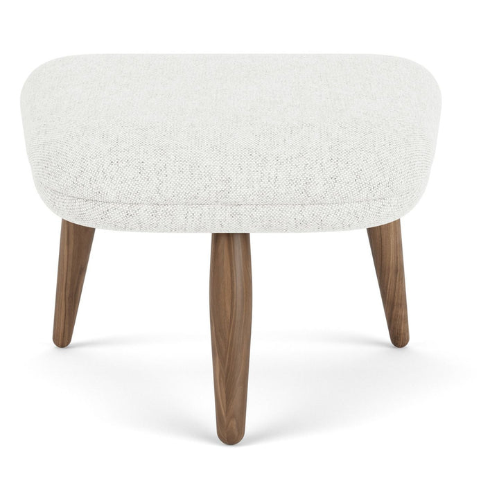 Oda Ottoman by Audo Copenhagen - Designed for use with Arnold Madsen’s Oda Chair but equally purposeful alone, the Oda Ottoman profiles the same careful craft and embracing form, shaped to offer comfortable support when seated. Constructed according to a