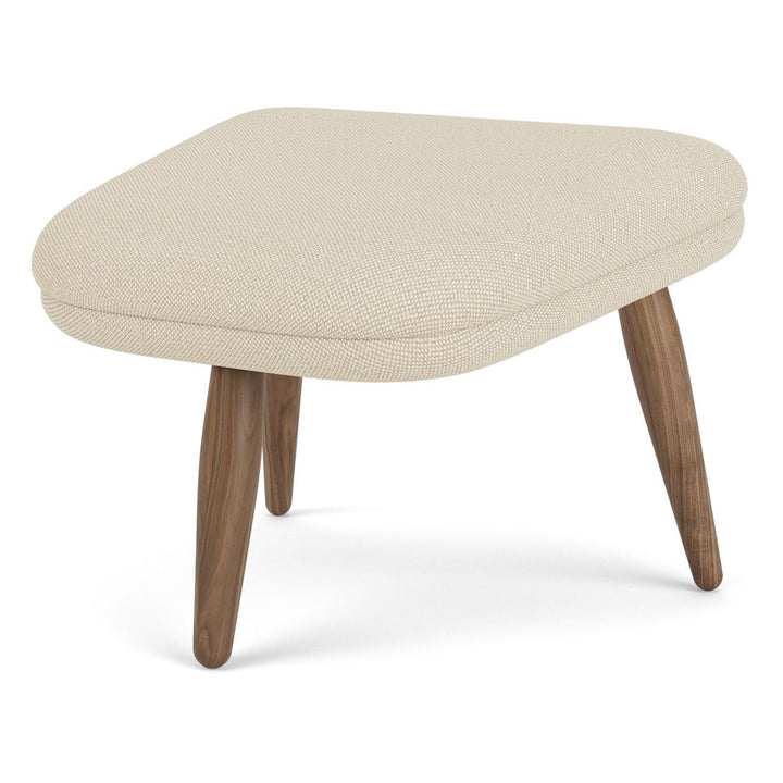 Oda Ottoman by Audo Copenhagen - Designed for use with Arnold Madsen’s Oda Chair but equally purposeful alone, the Oda Ottoman profiles the same careful craft and embracing form, shaped to offer comfortable support when seated. Constructed according to a