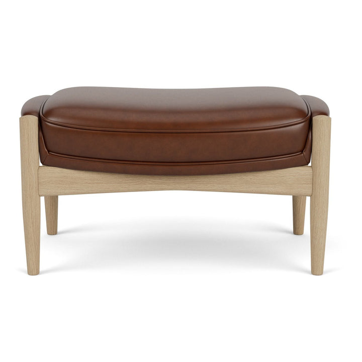 The Seal Ottoman by Audo Copenhagen - Designed in 1952 to complement The Seal Chair, this corresponding Ottoman offers the same signature attention to detail, comfort and organic forms that have made Ib Kofod-Larsen a pioneer of mid-century modern design.
