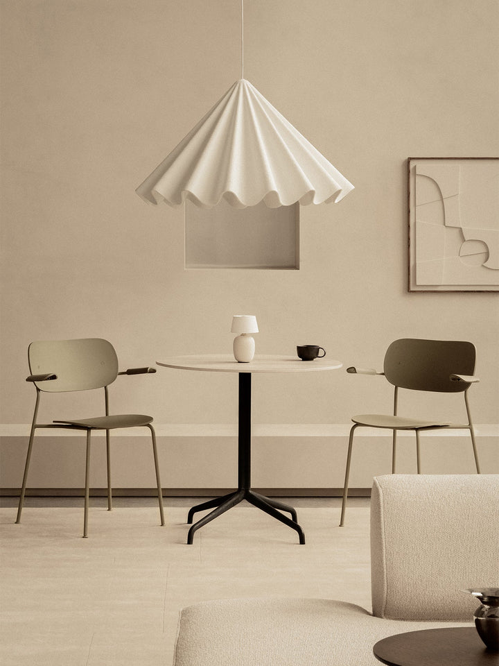 Co Dining Chair, Outdoor by Audo Copenhagen - Designed in weather-resistant recycled plastic for hassle-free upkeep, the Co Dining Chair, Outdoor is a practical and reliable choice for outdoor environments year-round. Its stackable design offers space-eff