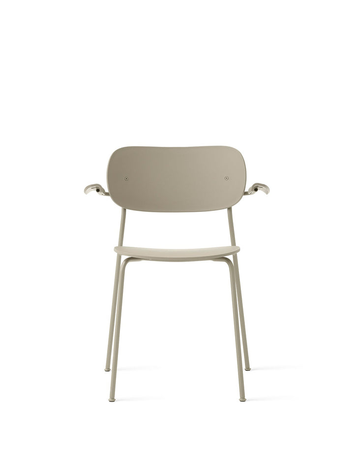 Co Dining Chair, Outdoor by Audo Copenhagen - Designed in weather-resistant recycled plastic for hassle-free upkeep, the Co Dining Chair, Outdoor is a practical and reliable choice for outdoor environments year-round. Its stackable design offers space-eff