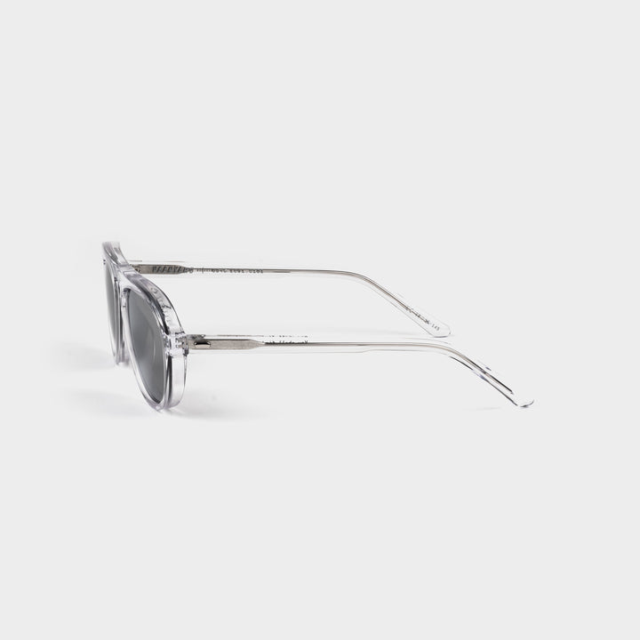 Vaanyard ILLICIT. Glacier Gloss | Silver Flash Sunglasses