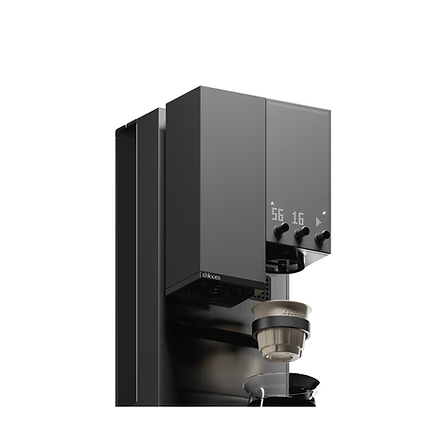 Shun Studio Coffee Machine Midnight Black side angle