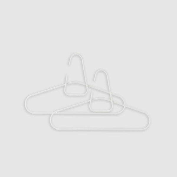 A-Hanger/Coat Hanger, White Set of 2