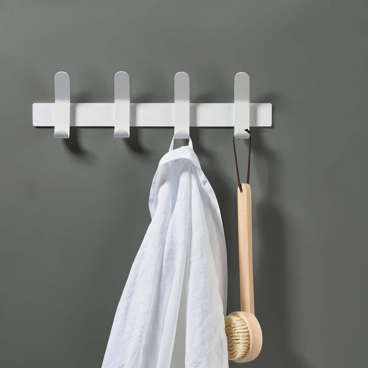  A-Rack Coat/Towel Rack, White