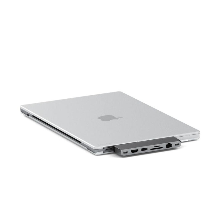 Satechi Eco-Hardshell Case for MacBook Pro 14" Exclusively designed for 2021 MacBook Pro 14", the Eco-Hardshell is comprised of recycled polycarbonate plastic which is 100% fully recyclable. This sleek and lightweight case features an anti-scratch and ant
