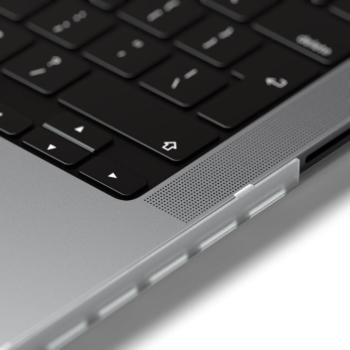 Satechi Eco-Hardshell Case for MacBook Pro 14" Exclusively designed for 2021 MacBook Pro 14", the Eco-Hardshell is comprised of recycled polycarbonate plastic which is 100% fully recyclable. This sleek and lightweight case features an anti-scratch and ant
