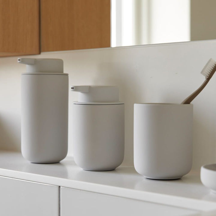 Ume Soap Dispenser Tall, H19cm, Soft Grey