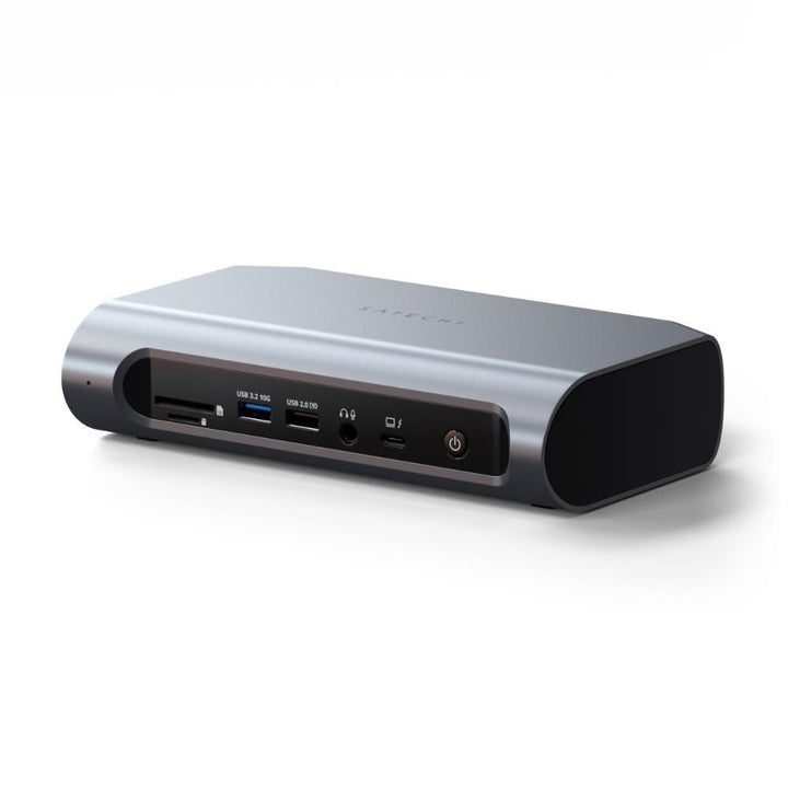 Satechi Thunderbolt 4 Multimedia Pro Dock Power up with the new Thunderbolt 4 Multimedia Pro Dock by Satechi. Meticulously crafted with creative professionals and content creators in mind, this 16-in-1 powerhouse has everything you need to spark innovatio