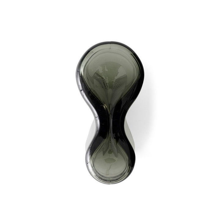 AUDO CPH (ex MENU) Aer Vase, H33cm in Smoke by Audo Copenhagen - Experience pure sophistication and absolute beauty with the AUDO CPH (ex MENU) Aer Vase, H33cm in Smoke. This stunning piece is inspired by the spiraling movement of air and is available in