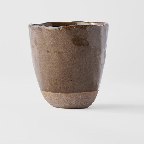 Lopsided Mug 275 ml Hazel Brown Glaze