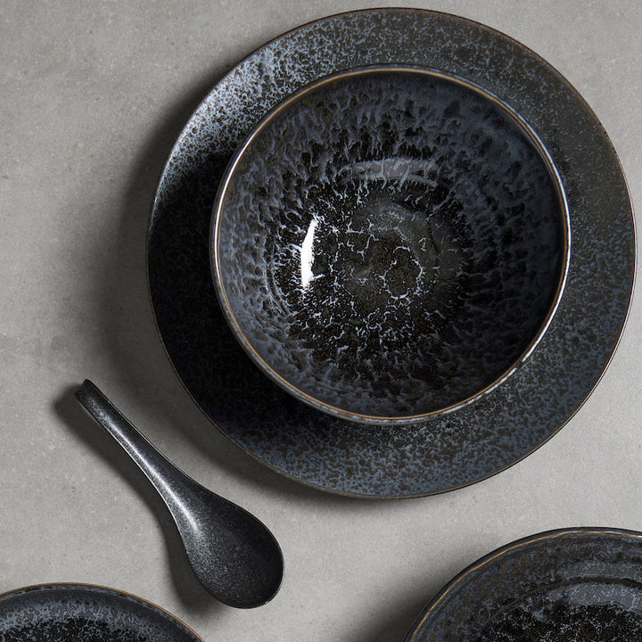 Dinner Plate 28.5 cm, Black Pearl Design