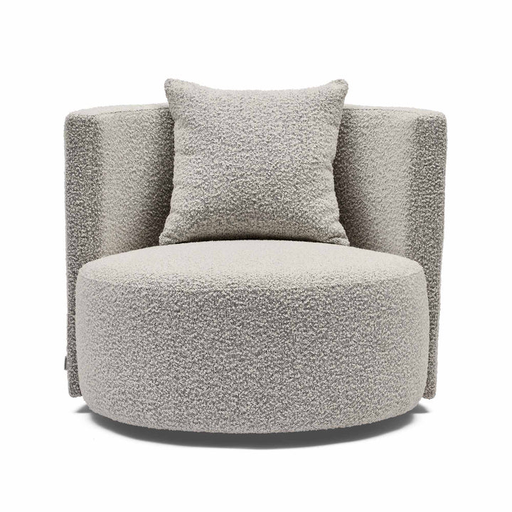 Shop Helena Swivel Chair - Luxe Cream & Black Design at beon.com.au