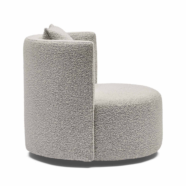 Shop Helena Swivel Chair - Luxe Cream & Black Design at beon.com.au