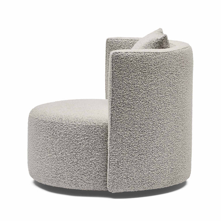 Shop Helena Swivel Chair - Luxe Cream & Black Design at beon.com.au
