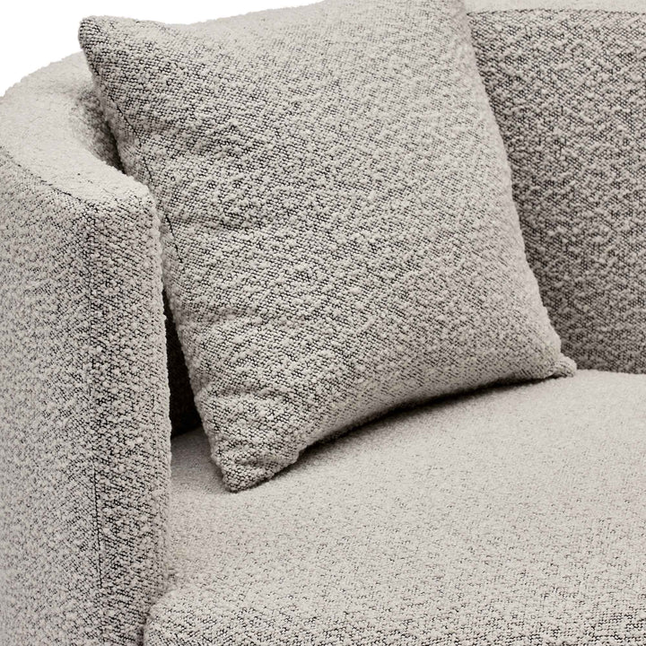 Shop Helena Swivel Chair - Luxe Cream & Black Design at beon.com.au