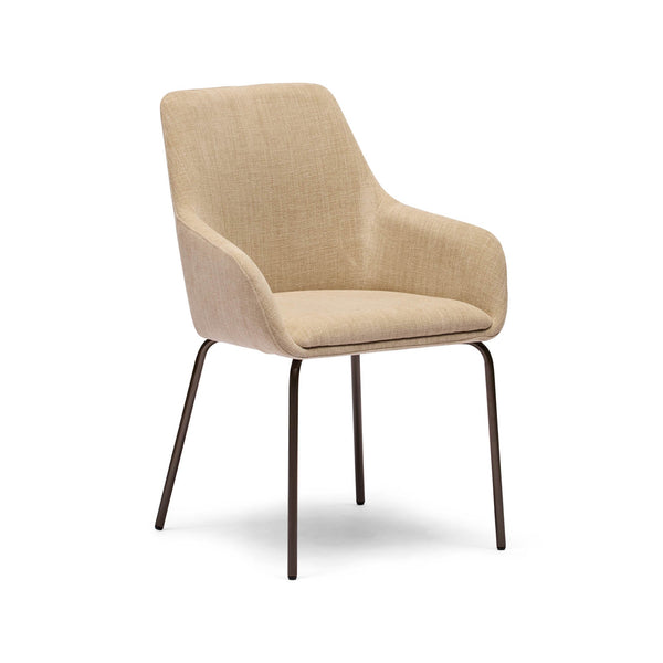 Clara Dining Chair Linen Bronze