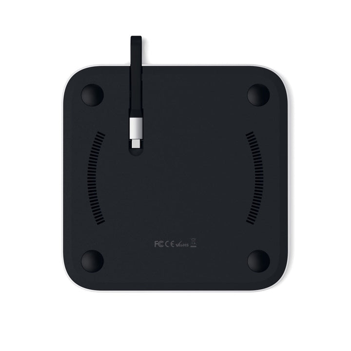 Satechi Aluminium Stand and Hub for Mac Mini/Mac Studio First of its kind, the USB-C Aluminium Stand & Hub elevates and transforms your Mac Mini/Mac Studio into a powerful, surprisingly compact workstation. Equipped with a USB-C data port, three USB-A 3.0