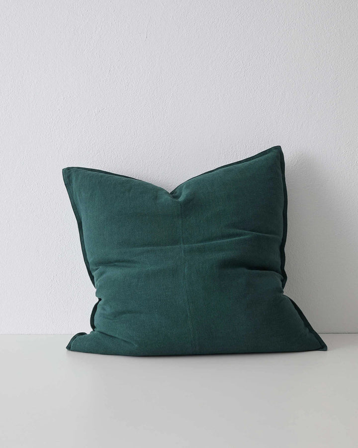 Como Forest Luxe Linen Cushion - 40cm x 60cm Discover the Como Forest cushion, crafted from premium stonewashed linen for a vintage feel. Ideal for any space!