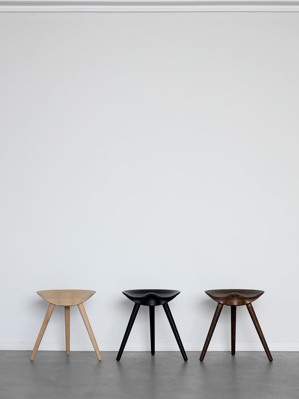 Audo Copenhagen (Menu) ML 42 Stool by Audo Copenhagen - In 1942, Mogens Lassen conceptualized the iconic Stool ML42 for a furniture exhibition hosted at the Danish Museum of Decorative Art. Drawing inspiration from the stools employed by traditional shoem