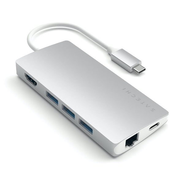 Satechi USB-C Multiport Adapter 4K HDMI w/ Ethernet V2 Satechi Aluminium Multiport Adapter V2 now equipped with an upgraded Micro SD card slot and refined aluminium design for a user-friendly experience. Authorised Australian Stockist BEON of Satechi