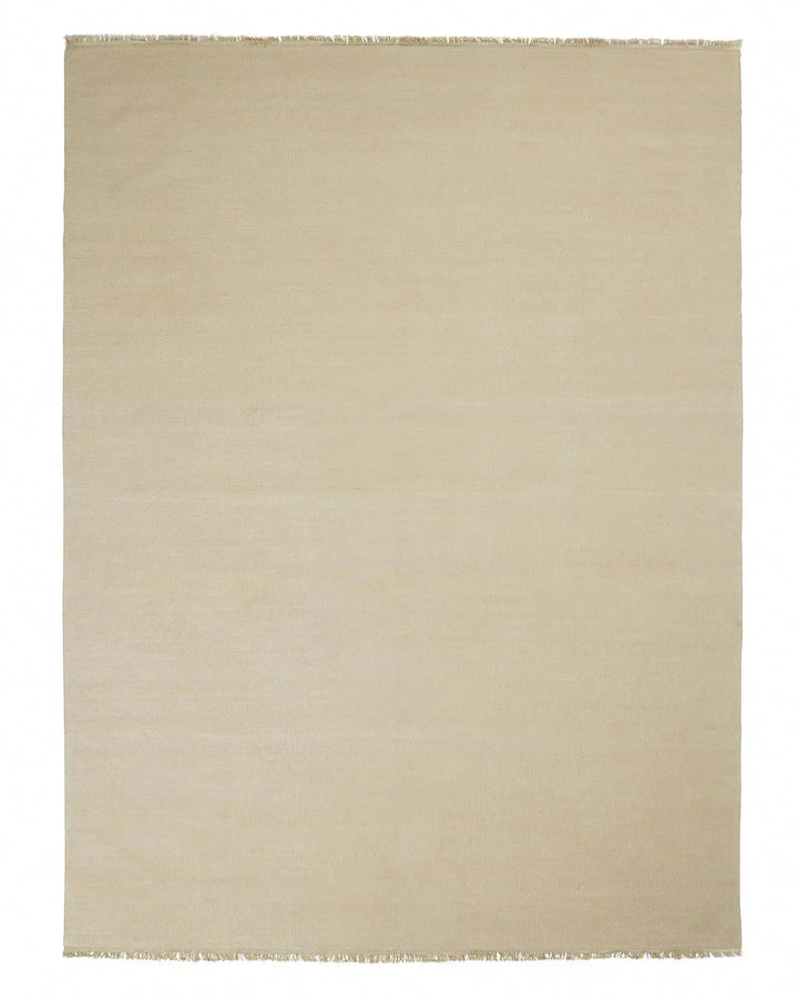 Emilio Canvas - Premium Linen Rug for Your Home Emilio Canvas is a light beige-cream rug that adds natural elegance and charm to any space with its refined design.