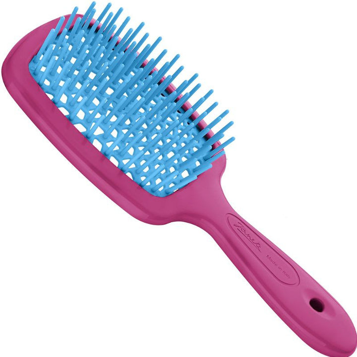 Janake Super Brush ( Multi Colours ) | Australian Stockist Introducing the Superbrush by Janake Italy. This wet-to-dry styling brush is a patented cult favourite, renowned for its effectiveness and popularity. As a professional haircare tool, the Janake S