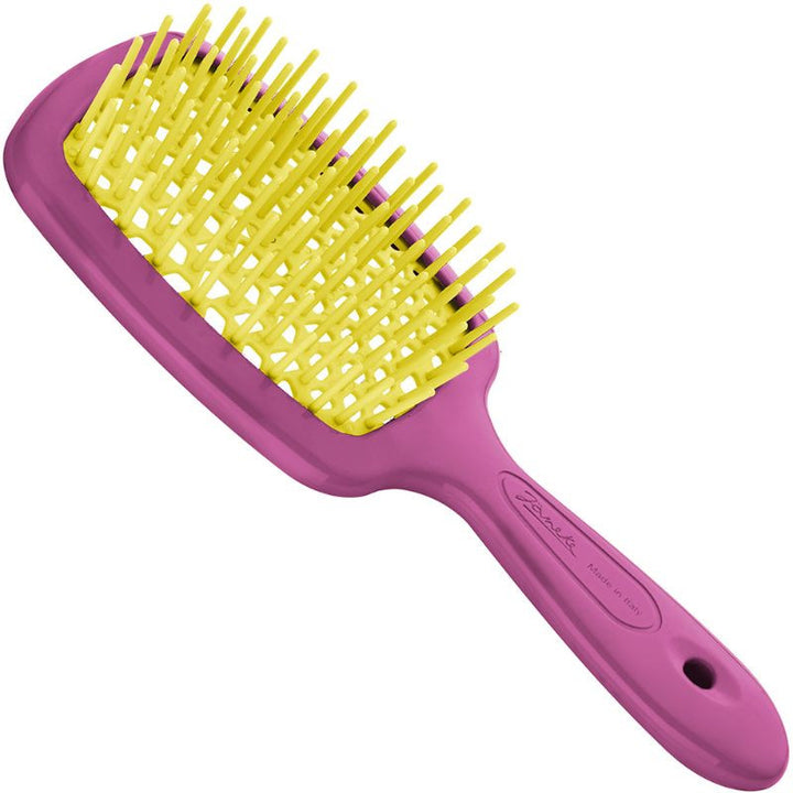 Janake Super Brush ( Multi Colours ) | Australian Stockist Introducing the Superbrush by Janake Italy. This wet-to-dry styling brush is a patented cult favourite, renowned for its effectiveness and popularity. As a professional haircare tool, the Janake S