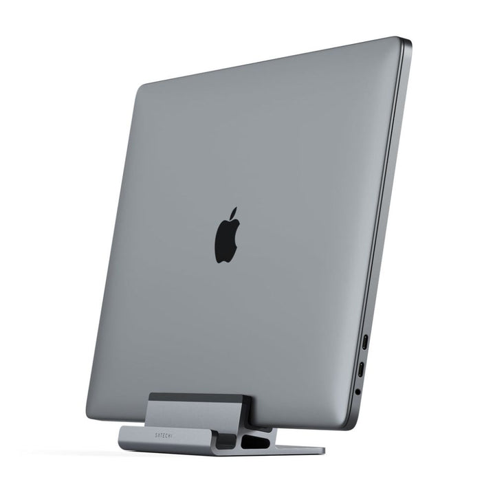 Satechi Dual Vertical Laptop Stand Keep your workstation tidy and every device within reach with Satechi Dual Vertical Stand for laptops and tablets. The 2-in-1 design supports your Macbook and iPad vertically at the same time, improving your working effi