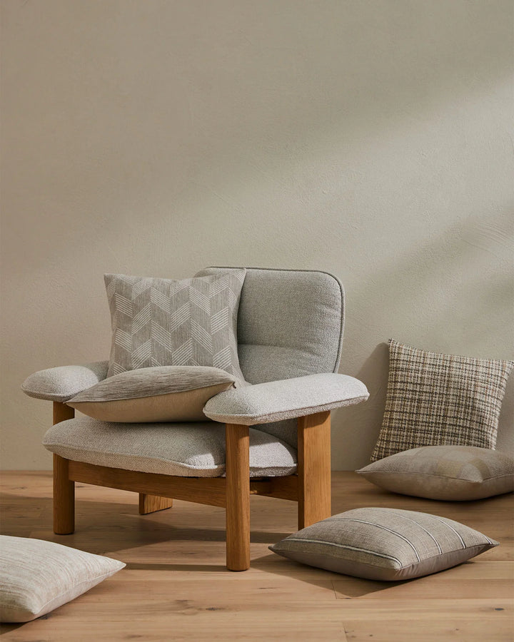 Dania Oyster A contemporary, plain with a woven texture that is both soft to touch and durable. A timeless design with visual interest. Dania has an earthen, naturalistic palette, making it versatile for any space. Trending in colour, Oyster is a warm two