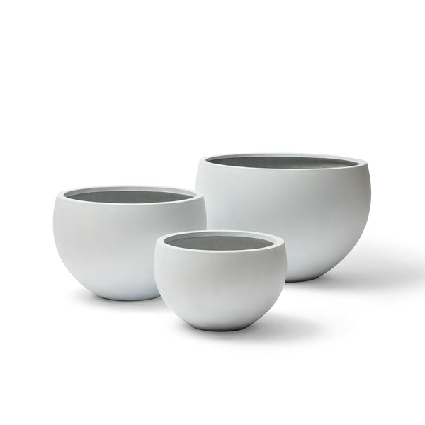 Cyrus Planter Set Trio White