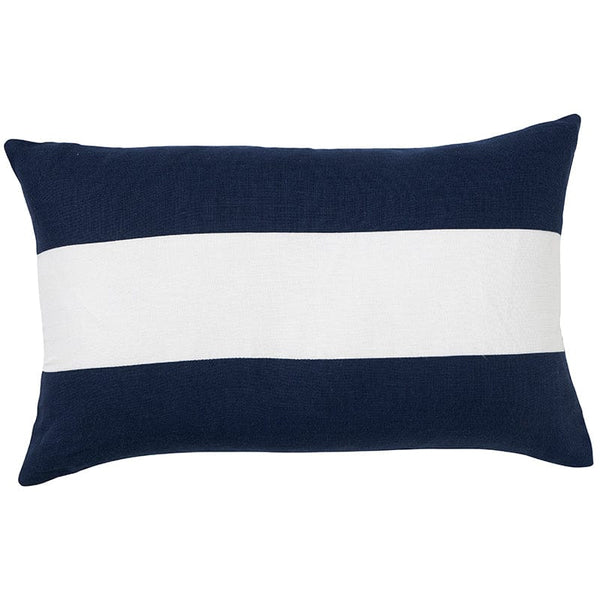 Linen Stripe Navy 30x50