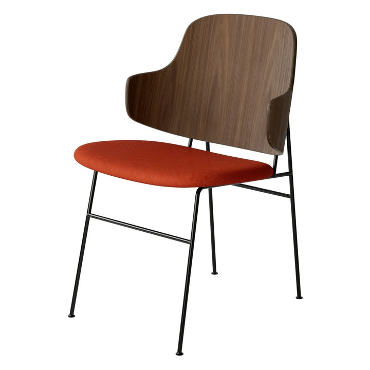 The Penguin Timber Dining Chair by Audo Copenhagen - Light, elegant, sculptural and artistic, the Penguin Dining Chair is a rare Danish Modern icon designed by Danish furniture designer Ib Kofod-Larsen in 1953. When it was launched in the United States, t