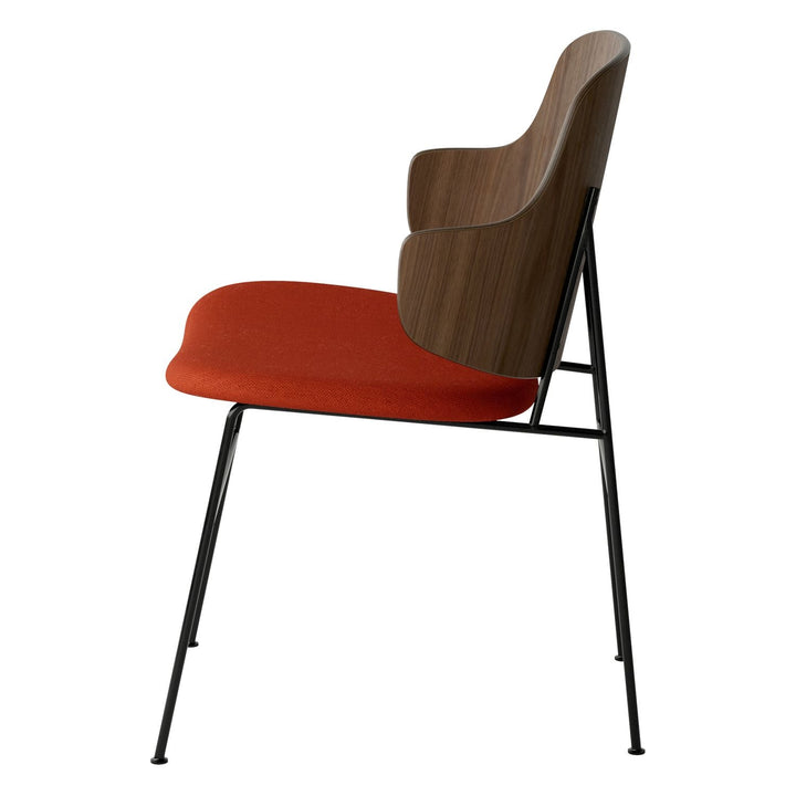 The Penguin Timber Dining Chair by Audo Copenhagen - Light, elegant, sculptural and artistic, the Penguin Dining Chair is a rare Danish Modern icon designed by Danish furniture designer Ib Kofod-Larsen in 1953. When it was launched in the United States, t