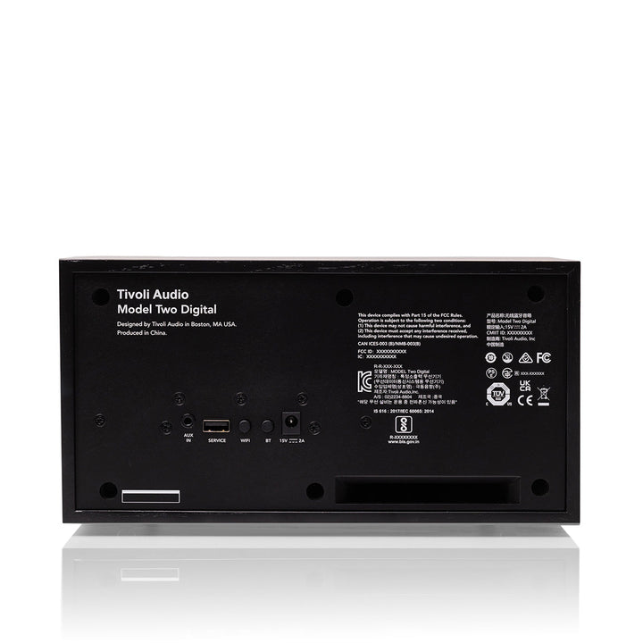Model Two Digital by Tivoli Audio - Black back